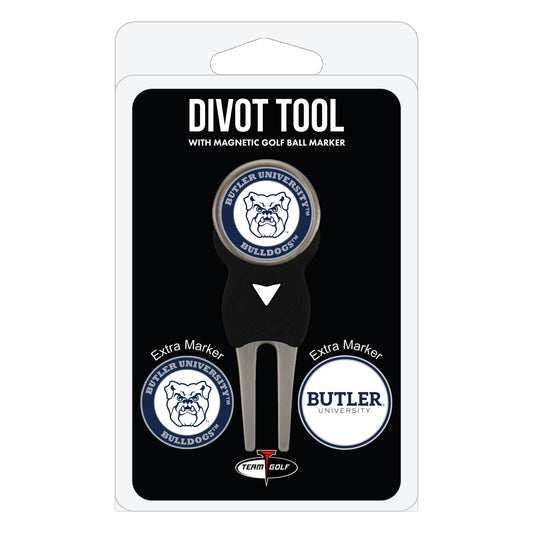 Butler Bulldogs divot repair tool and three ball markers
