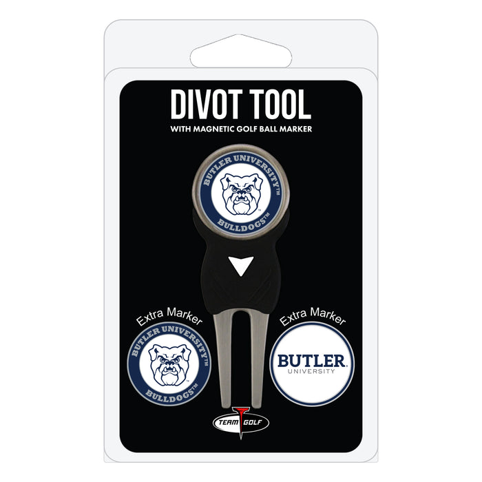 Butler Bulldogs divot repair tool and three ball markers