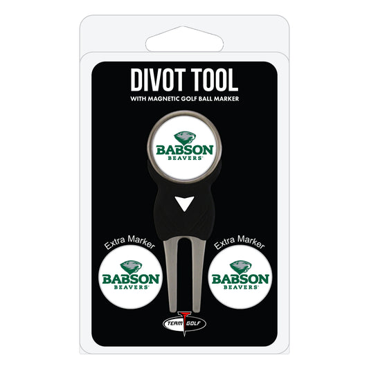Babson Beavers divot repair tool and three ball markers