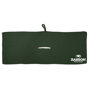 Babson Beavers Microfiber Golf Towel - 16 x 40