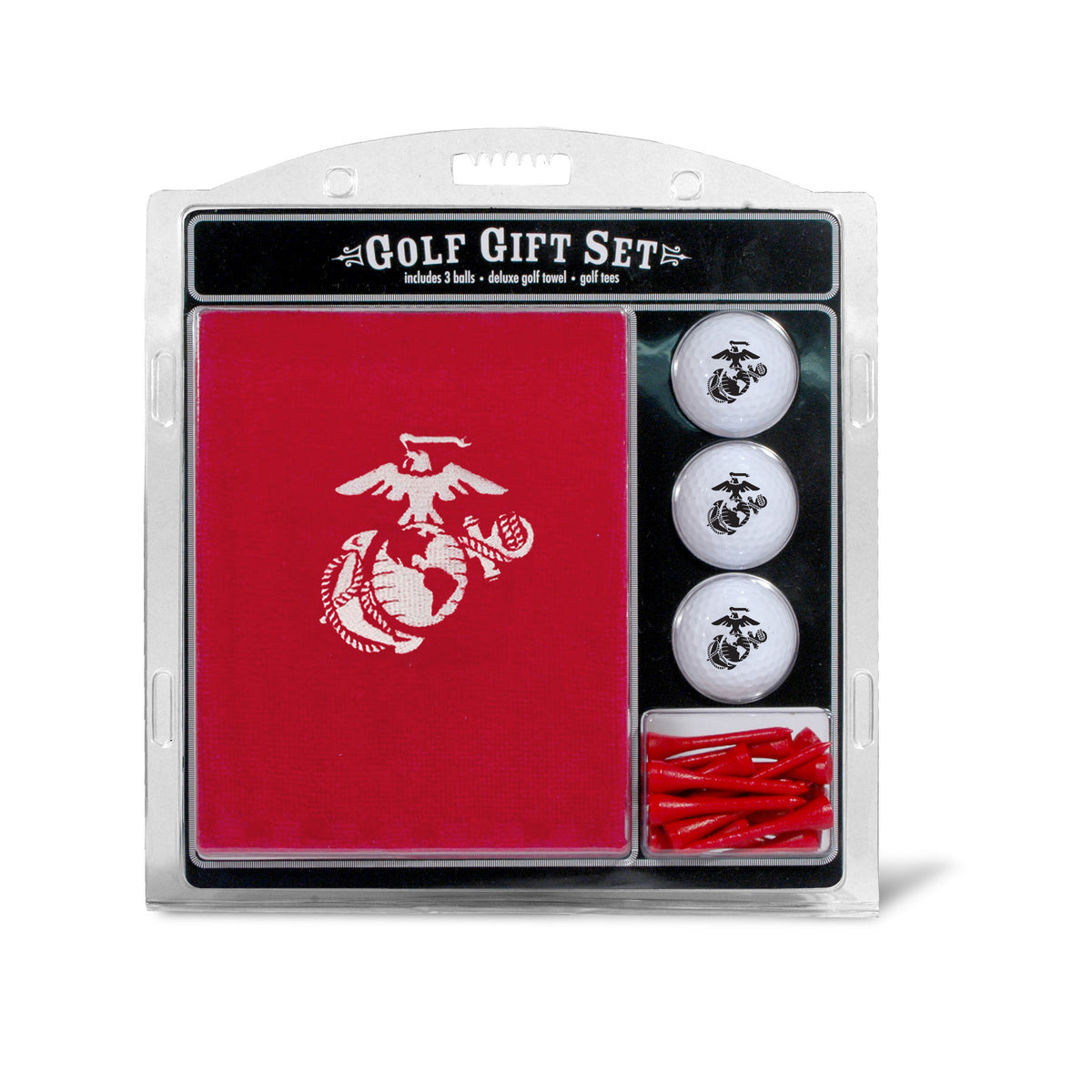 U.S. Marines Embroidered Towel Golf Gift Set