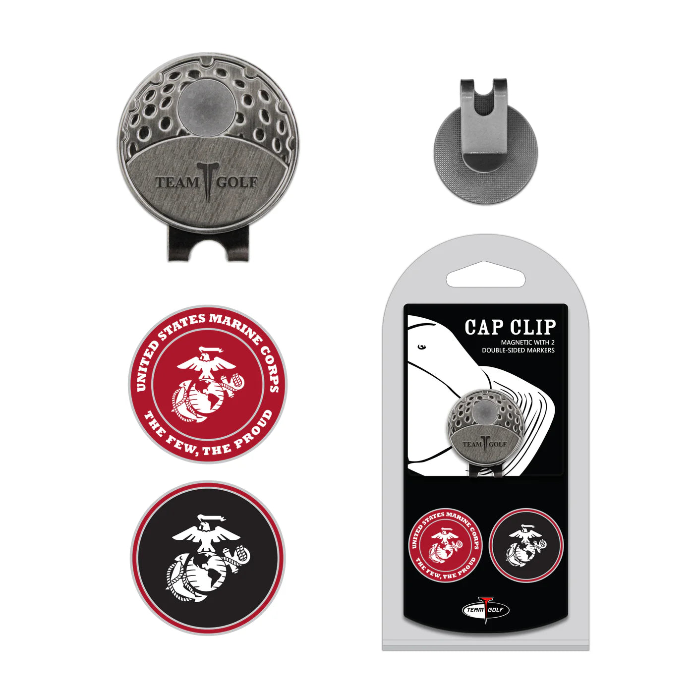 U.S. Military Hat Clip with Double-Sided Ball Markers