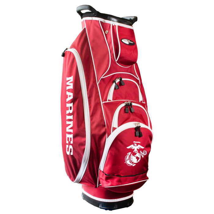 US Marines Albatross golf cart bag in Dark Red
