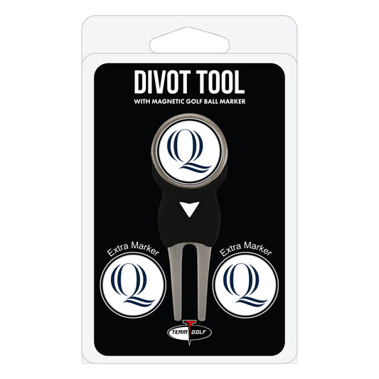 Quinnipiac Bobcats divot repair tool and three ball markers