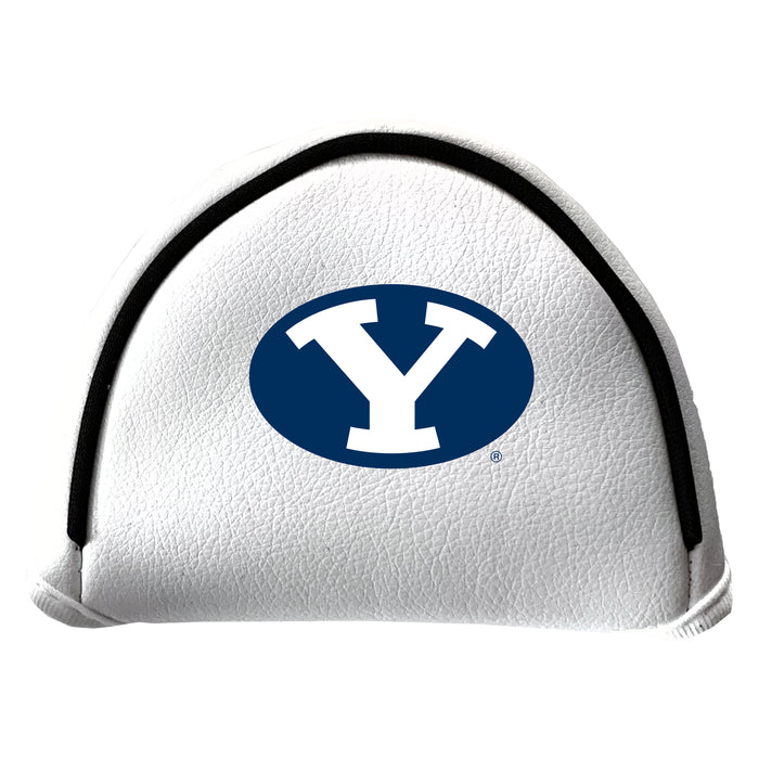 BYU Cougars Vintage White Printed Mallet Putter Headcover