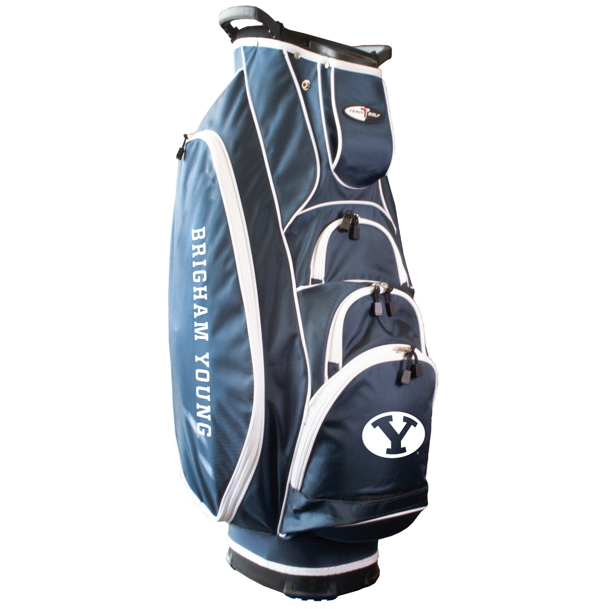 Brigham Young Albatross golf cart bag in Navy