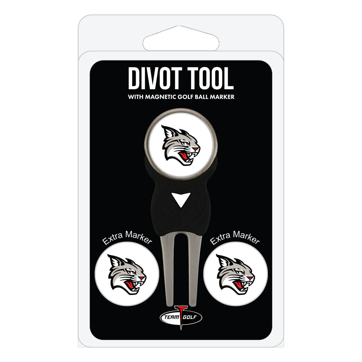 Davidson Wildcats divot repair tool and three ball markers