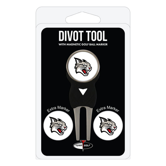 Davidson Wildcats divot repair tool and three ball markers