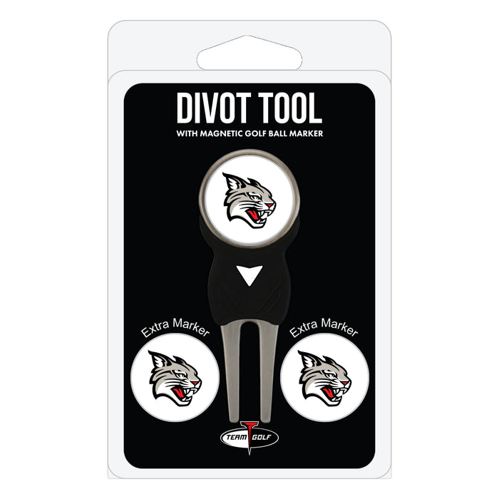 Davidson Wildcats divot repair tool and three ball markers