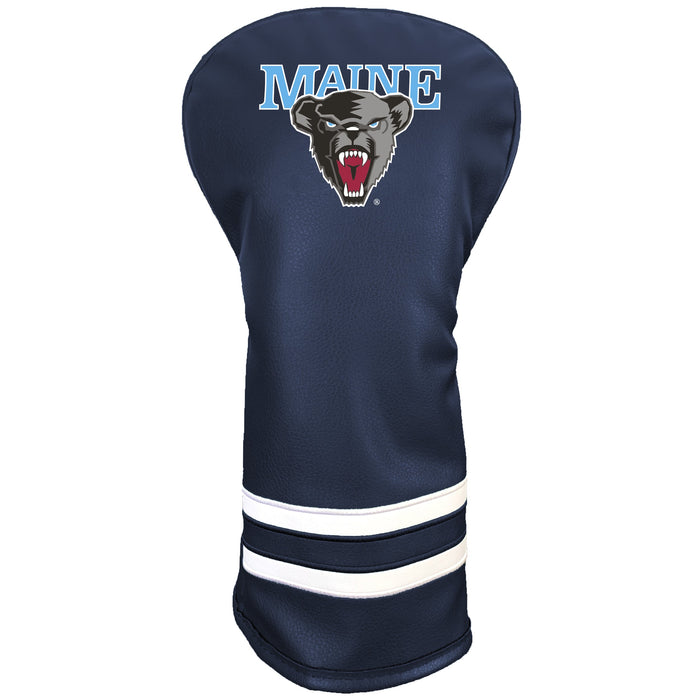 Maine Black Bears Vintage Color Printed Driver Headcover