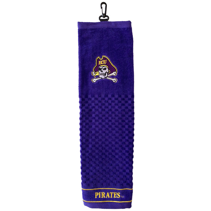 East Carolina Pirates embroidered golf towel