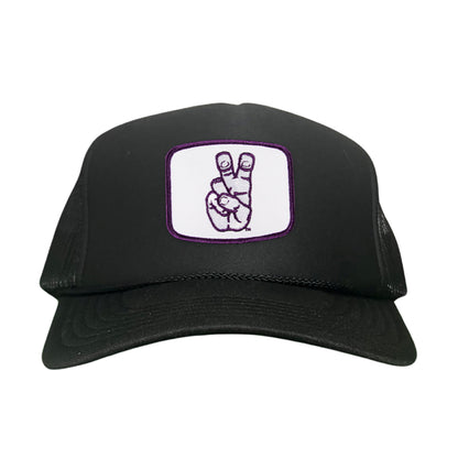 TCU Frog Hand Square Shape / Curved Bill Mesh Snapback / 126 / TCU001