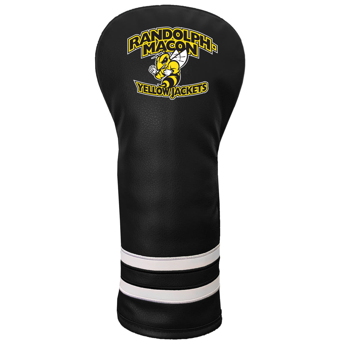 Randolph-Macon Yellow Jackets vintage fairway color printed golf headcover
