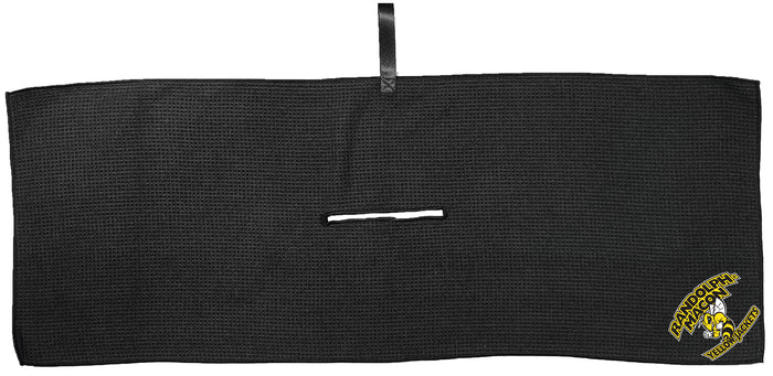 Randolph-Macon Yellow Jackets 16 x 40 microfiber golf towel with team logo