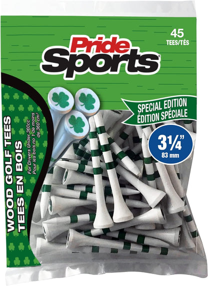 PrideSports 3 1/4" Shamrocks Golf Tees