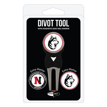 Northeastern Huskies Pitchgabel + 3 Ballmarker