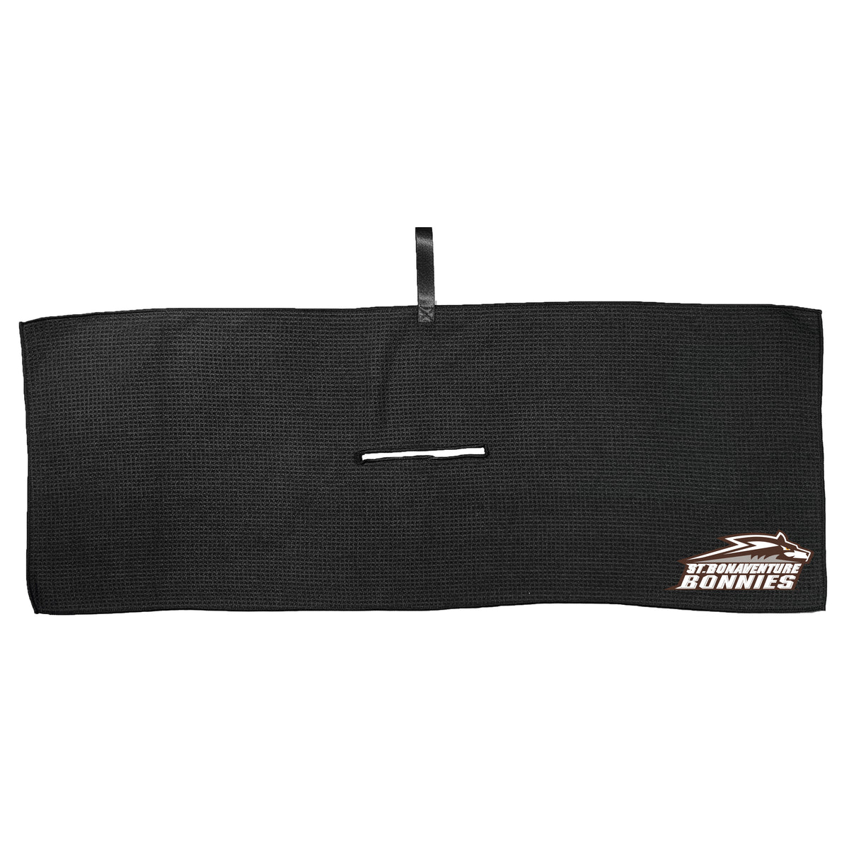 St. Bonaventure Bonnies 16 x 40 microfiber golf towel with team logo
