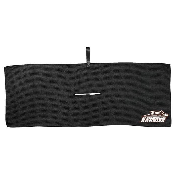 St. Bonaventure Bonnies 16 x 40 microfiber golf towel with team logo