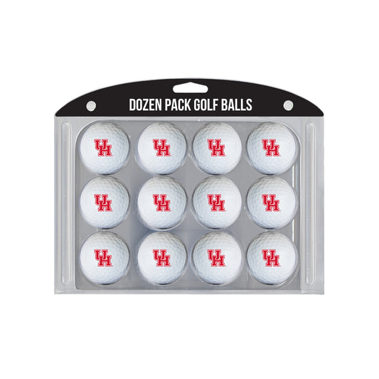Houston Cougars logo golf balls, 12 pack
