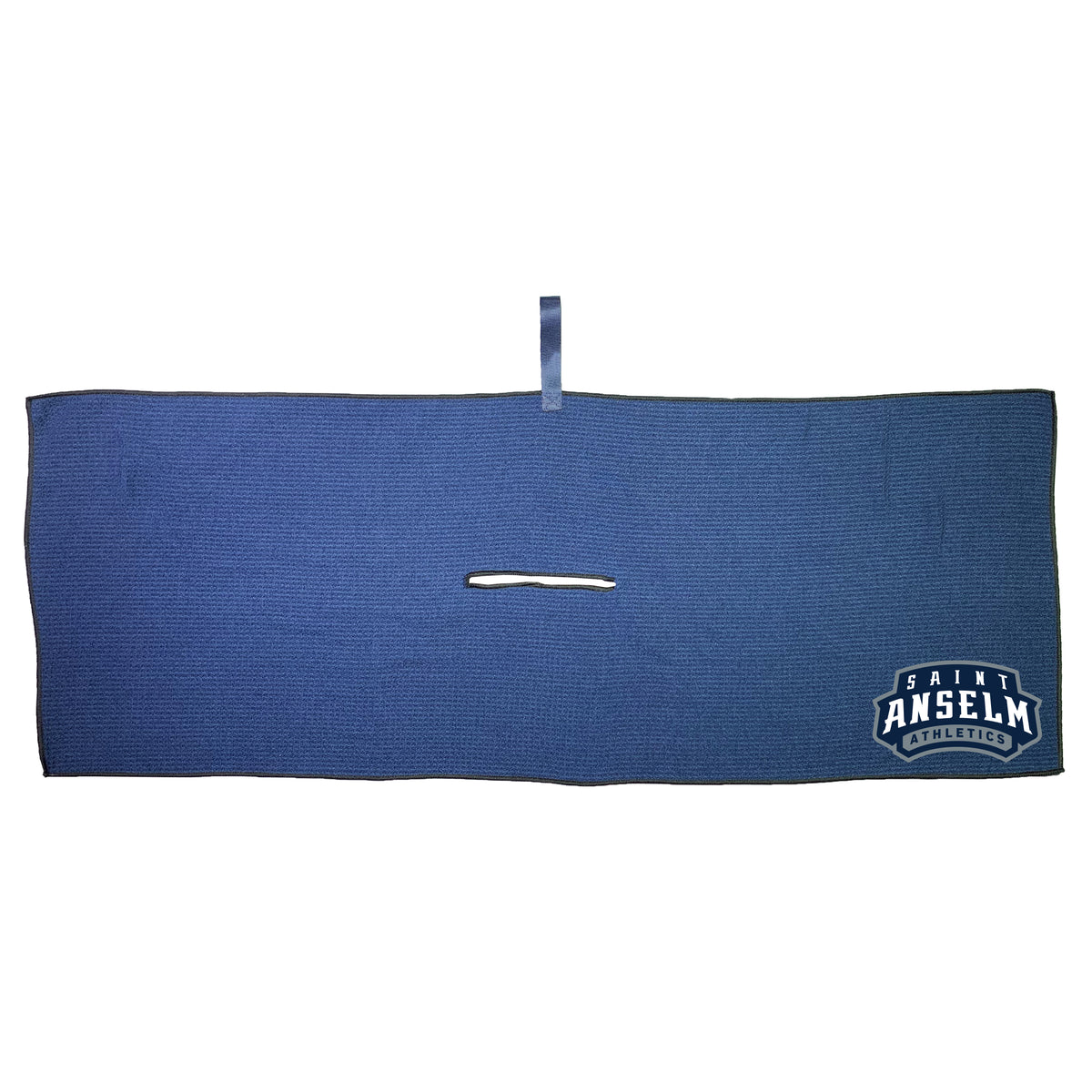 Saint Anselm Hawks 16 x 40 microfiber golf towel with team logo