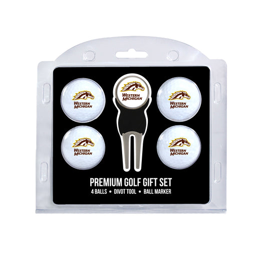 Western Michigan Broncos 4-Ball Golf Gift Set