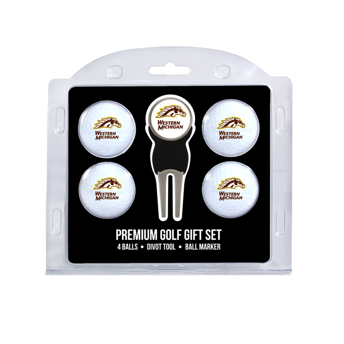 Western Michigan Broncos 4-Ball Golf Gift Set