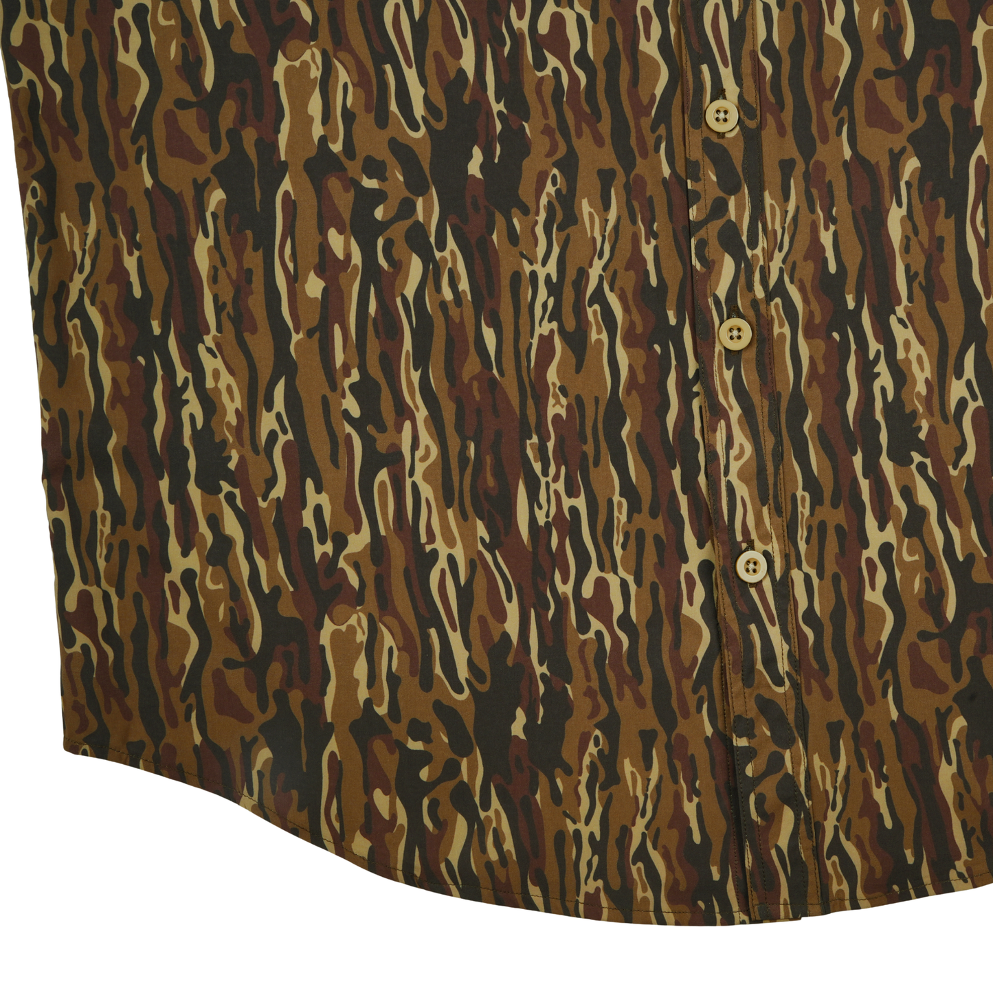 Performance Button Up - Brown Ranch