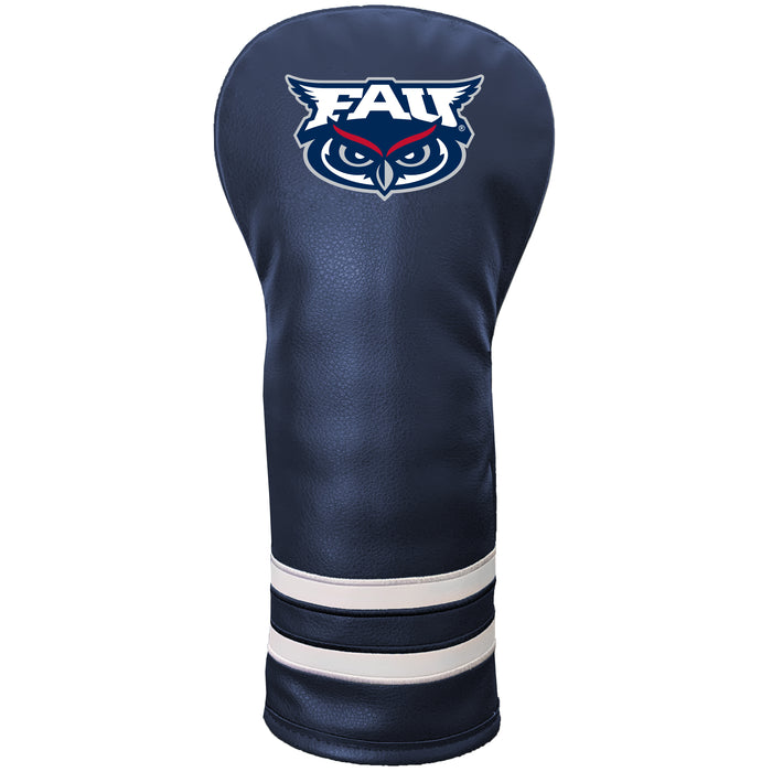 Florida Atlantic Owls vintage fairway color printed golf headcover