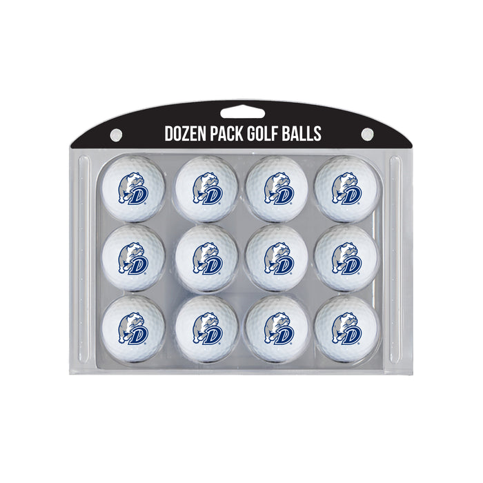 Drake Bulldogs logo golf balls, 12 pack