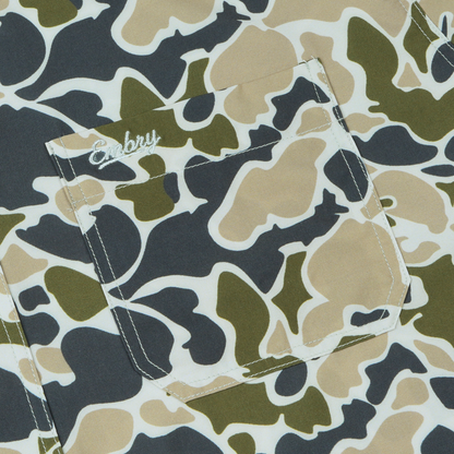 Performance Button Up - Marsh Duck