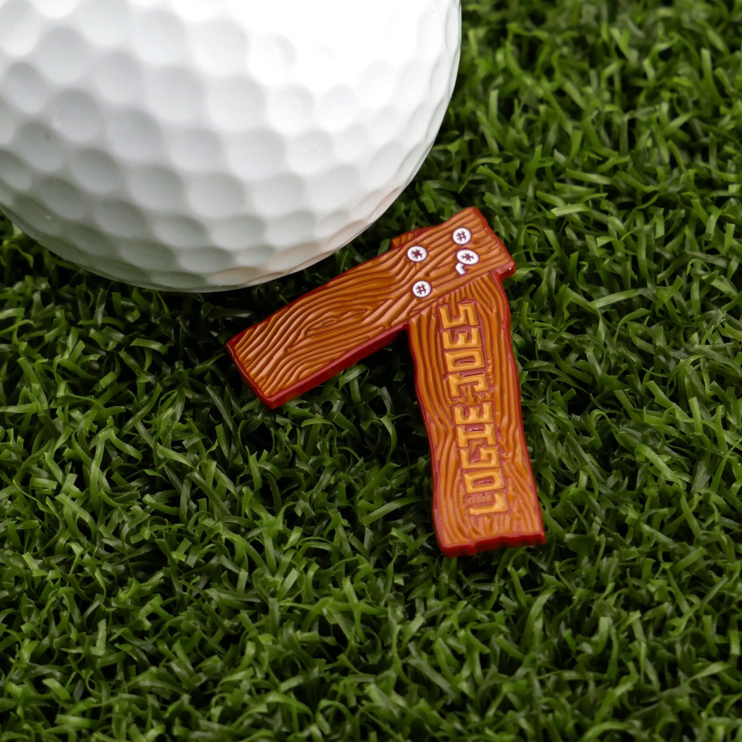7 Wood Ball Marker