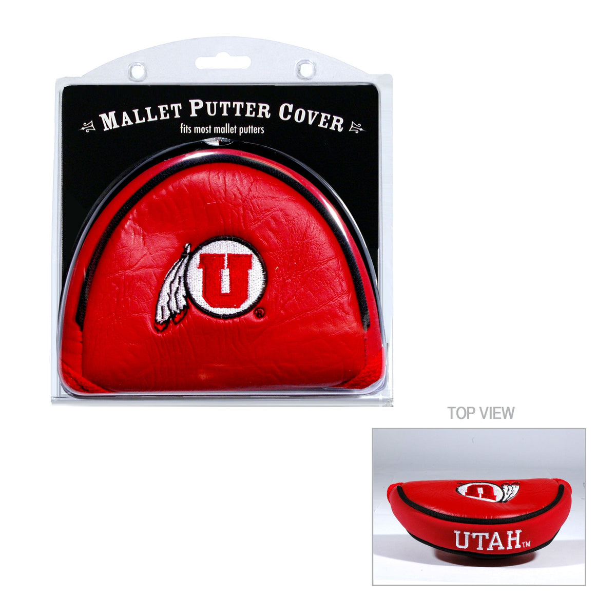 Utah Utes Vintage Embroidered Mallet Putter Headcover