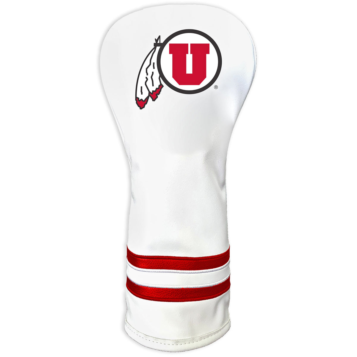 Utah Utes Vintage White Printed Fairway Headcover