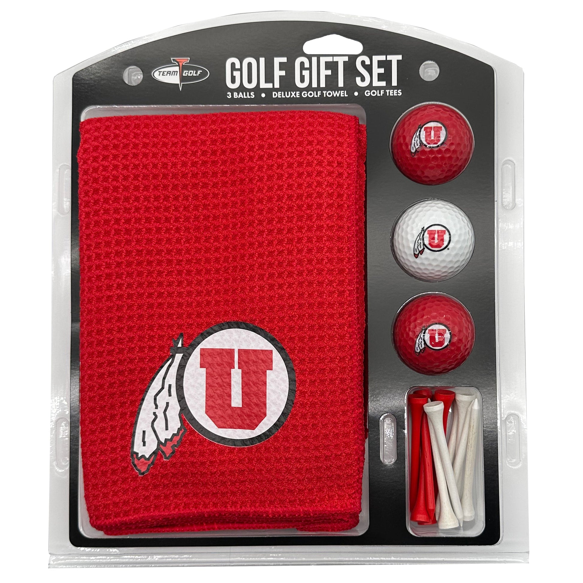 Utah Utes Microfiber Towel Golf Gift Set - Club Rehab