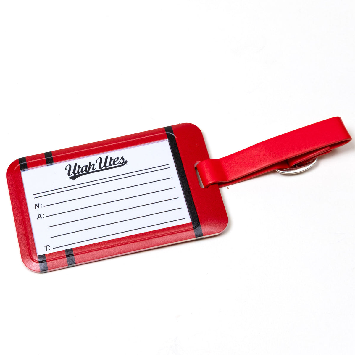Utah Utes plastic golf bag tag by Team Golf, product photo 2