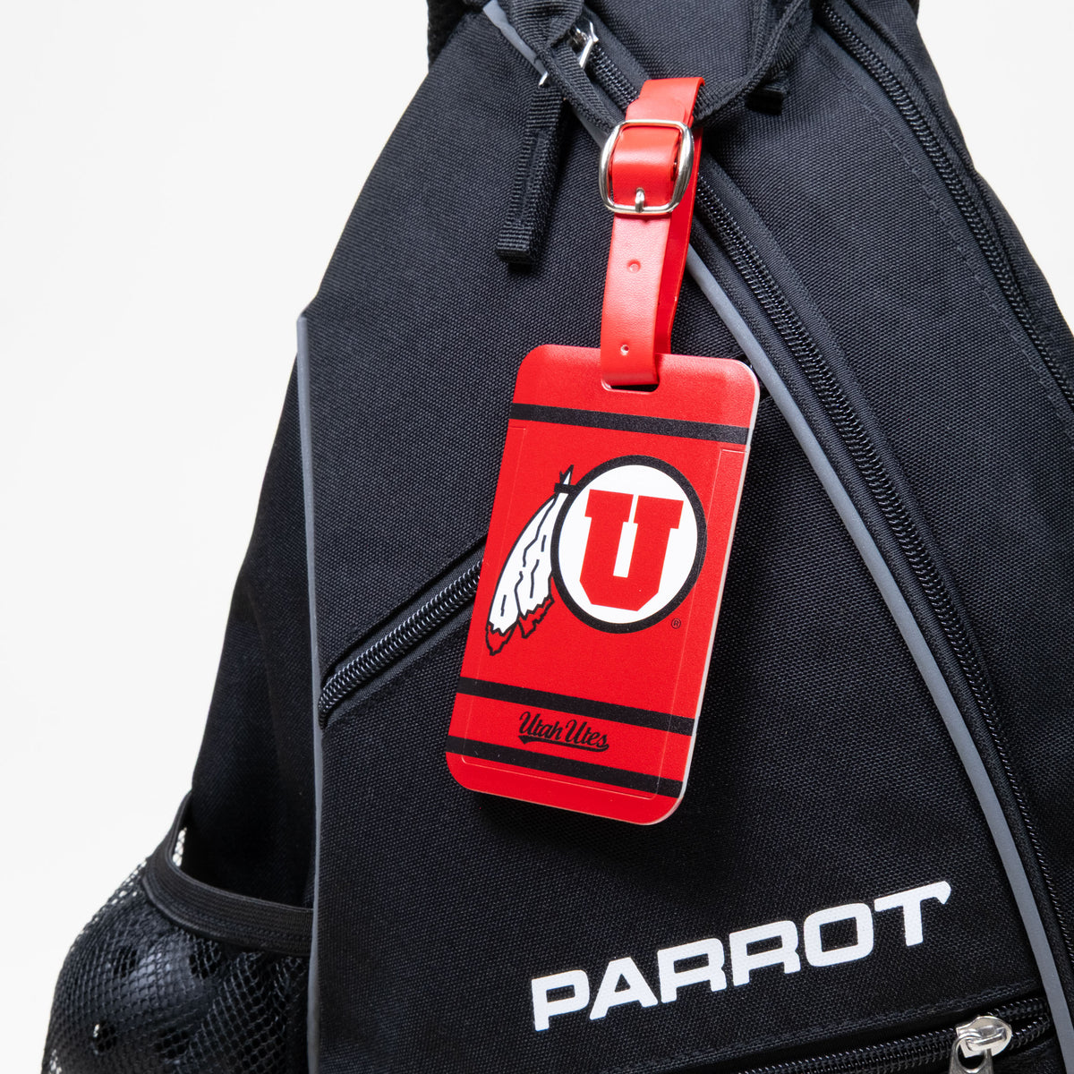 Utah Utes plastic golf bag tag by Team Golf, product photo 3