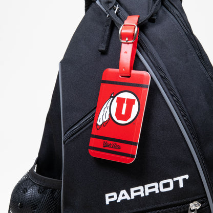 Utah Utes plastic golf bag tag by Team Golf, product photo 3