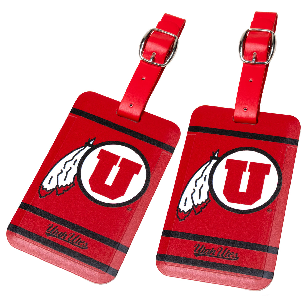 Utah Utes plastic golf bag tag by Team Golf, product photo 4