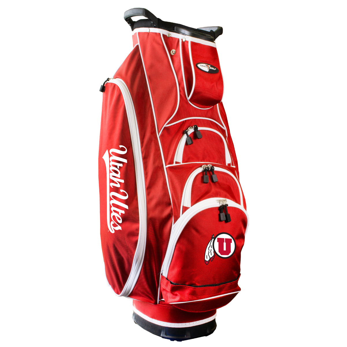 Utah Albatross golf cart bag in Red