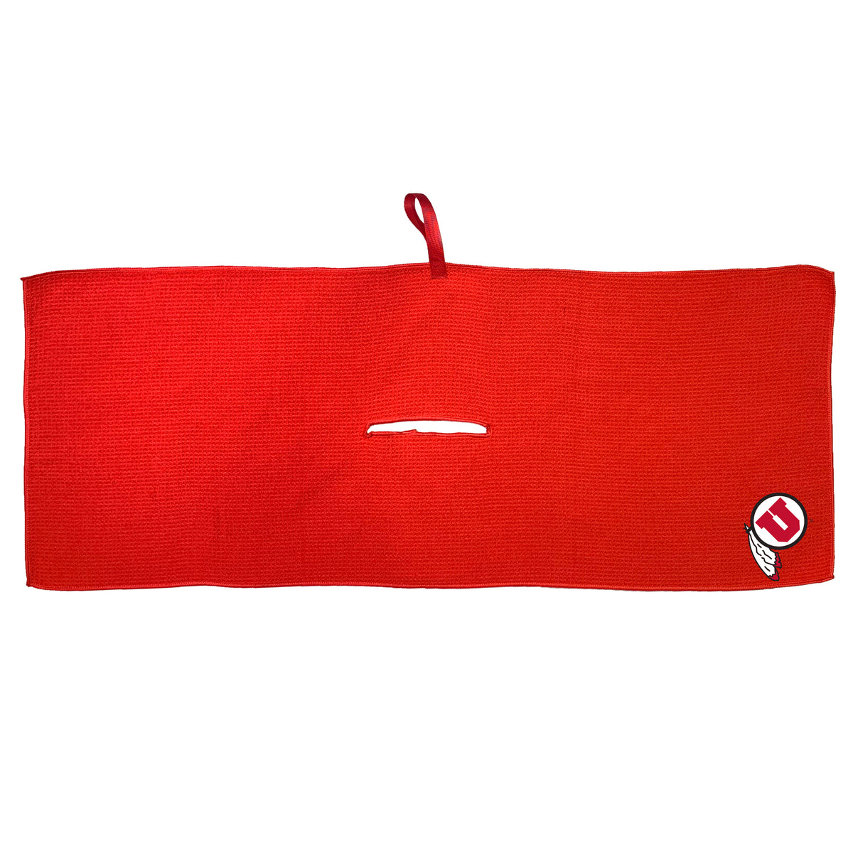 Utah Utes 16 x 40 microfiber golf towel with team logo