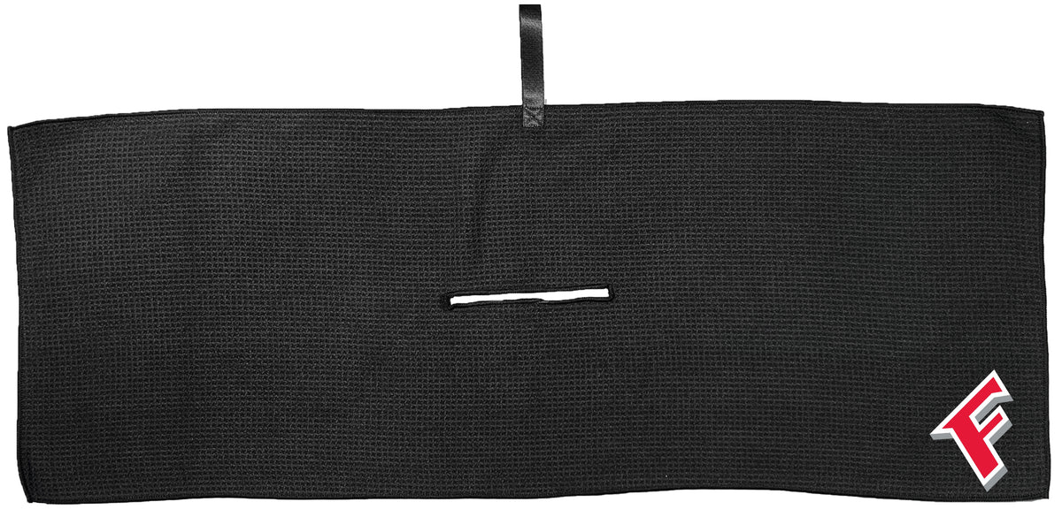 Fairfield Stags 16 x 40 microfiber golf towel with team logo