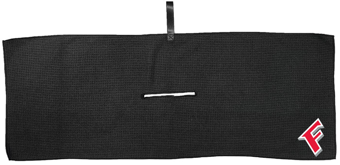Fairfield Stags 16 x 40 microfiber golf towel with team logo