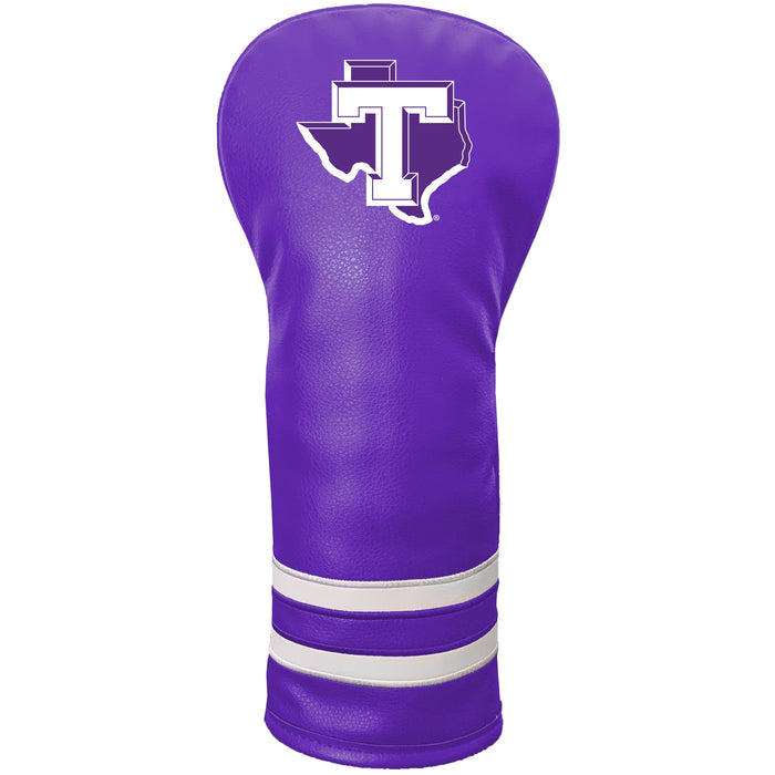 Tarleton Texans Vintage White Printed Fairway Headcover