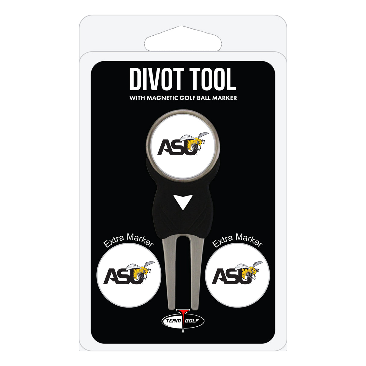 Alabama State Hornets divot repair tool and three ball markers