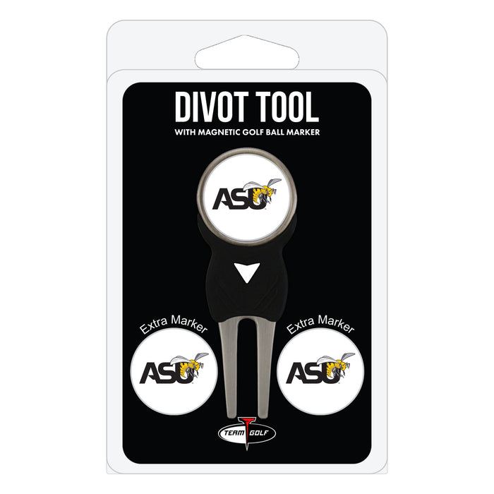 Alabama State Hornets divot repair tool and three ball markers