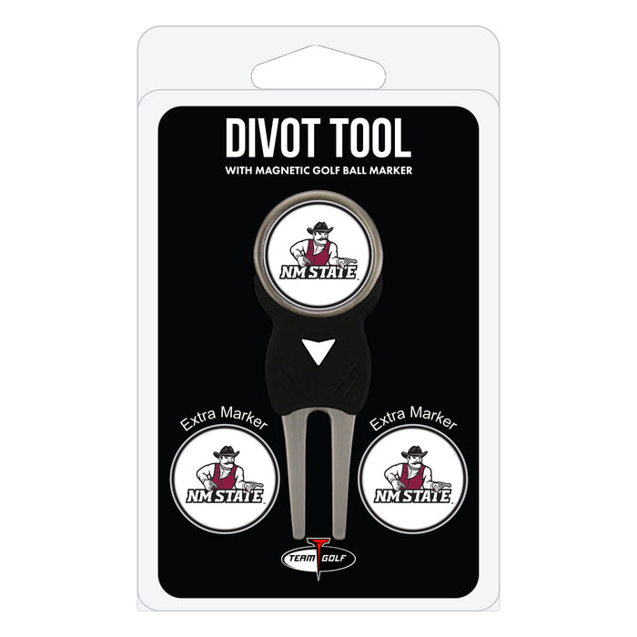 New Mexico State Aggies divot repair tool and three ball markers