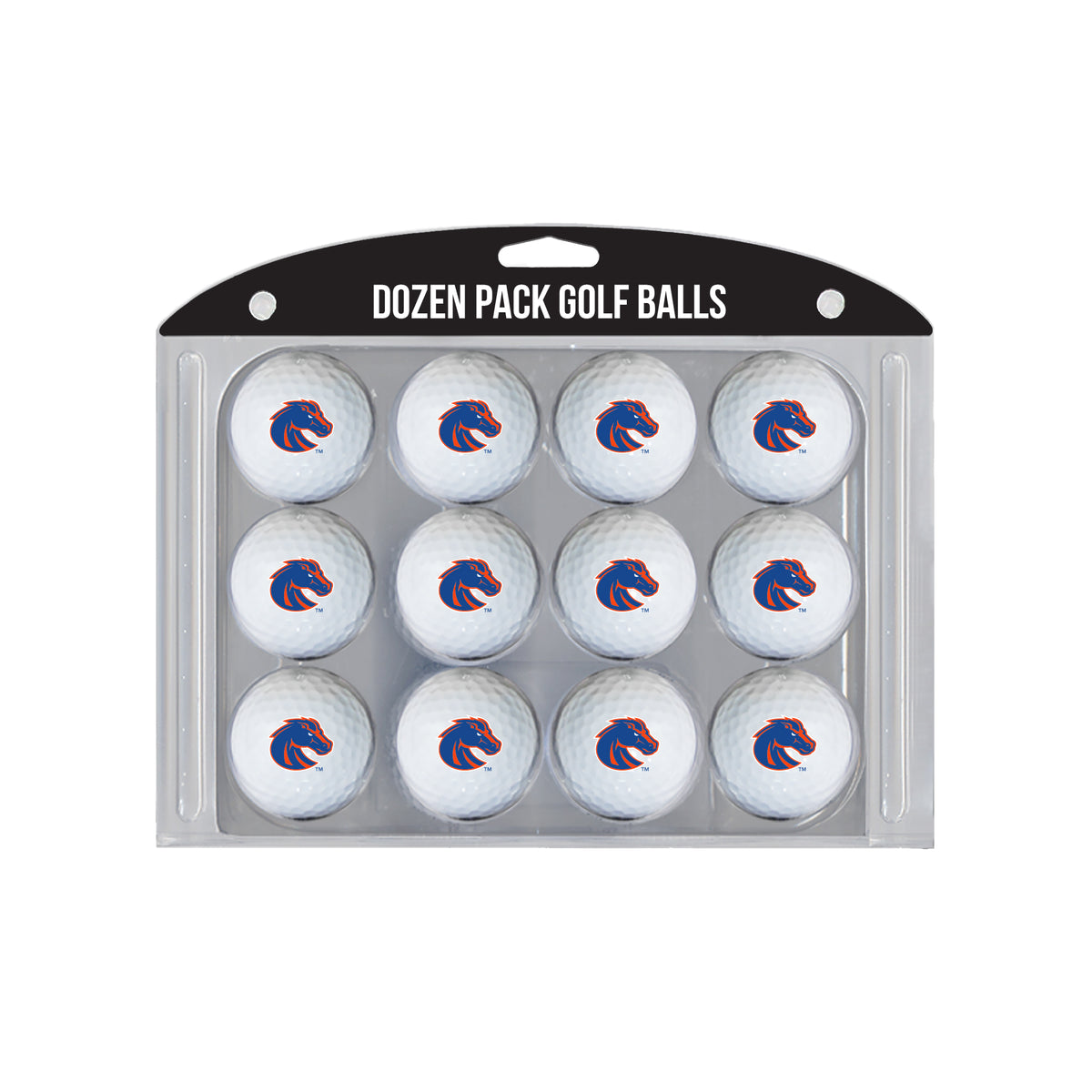 Boise State Broncos logo golf balls, 12 pack
