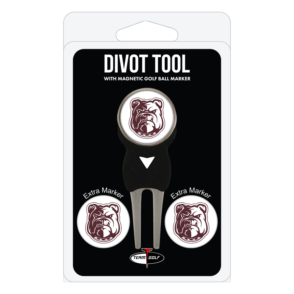 Alabama A&M Bulldogs divot repair tool and three ball markers