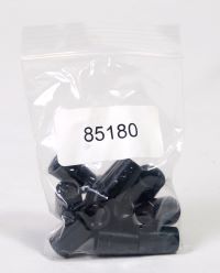 Black .370 iron ferrule, 3/4-inch tall, supplied in a 12-pack