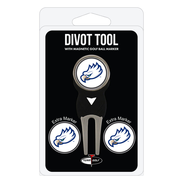 Florida Gulf Coast Eagles divot repair tool and three ball markers